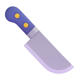 Kitchen Knife emoji on Microsoft
