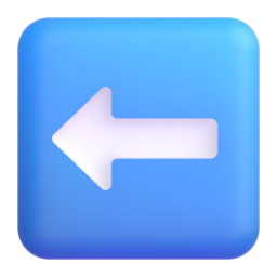 Left Arrow emoji on Microsoft