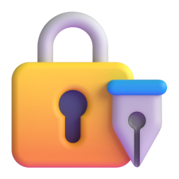 Locked with Pen emoji on Microsoft
