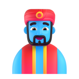 Man Genie emoji on Microsoft