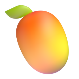 Mango emoji on Microsoft
