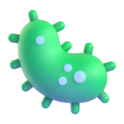 Microbe emoji on Microsoft