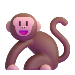 Monkey emoji on Microsoft