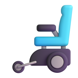 Motorized Wheelchair emoji on Microsoft