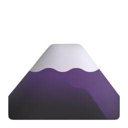 Mount Fuji emoji on Microsoft