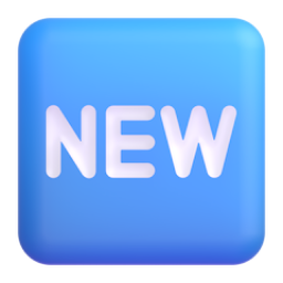 New Button emoji on Microsoft