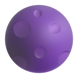 New Moon emoji on Microsoft