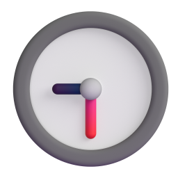 Nine-Thirty emoji on Microsoft