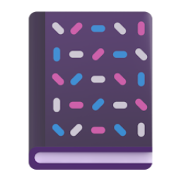 Notebook with Decorative Cover emoji on Microsoft