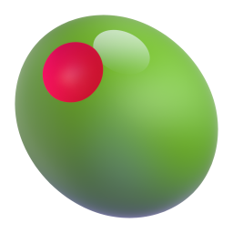 Olive emoji on Microsoft