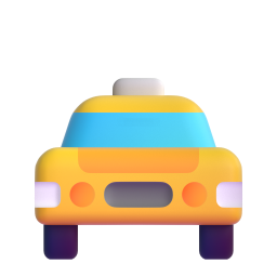 Oncoming Taxi emoji on Microsoft