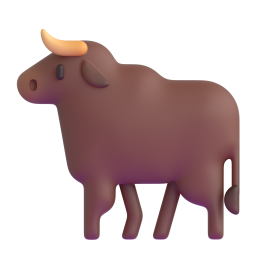 Ox emoji on Microsoft