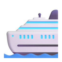 Passenger Ship emoji on Microsoft