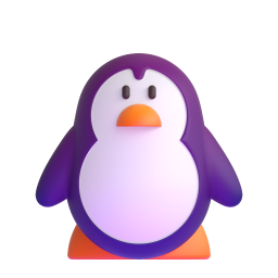 Penguin emoji on Microsoft