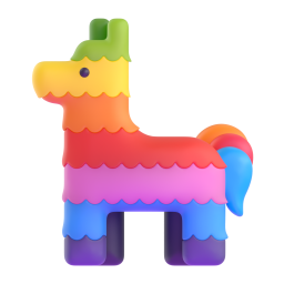 Piñata emoji on Microsoft
