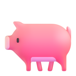 Pig emoji on Microsoft