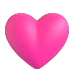 Pink Heart emoji on Microsoft