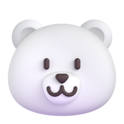 Polar Bear emoji on Microsoft