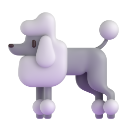 Poodle emoji on Microsoft