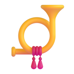 Postal Horn emoji on Microsoft