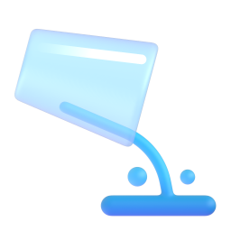 Pouring Liquid emoji on Microsoft
