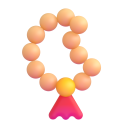 Prayer Beads emoji on Microsoft