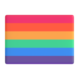 Rainbow Flag emoji on Microsoft