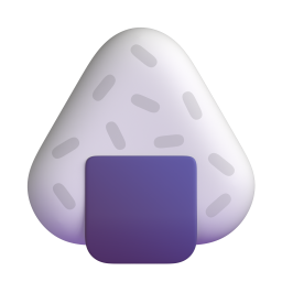 Rice Ball emoji on Microsoft