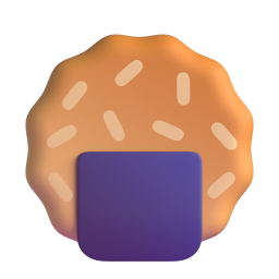 Rice Cracker emoji on Microsoft