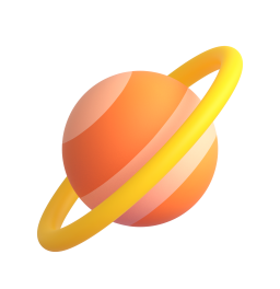 Ringed Planet emoji on Microsoft