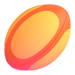 Rugby Football emoji on Microsoft