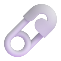 Safety Pin emoji on Microsoft