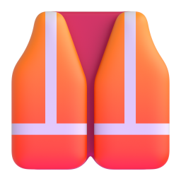 Safety Vest emoji on Microsoft
