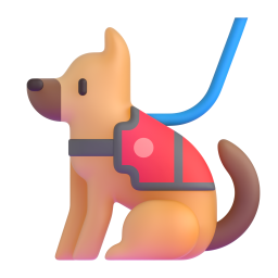 Service Dog emoji on Microsoft