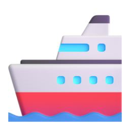Ship emoji on Microsoft