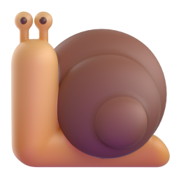 Snail emoji on Microsoft