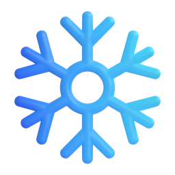 Snowflake emoji on Microsoft