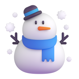Snowman emoji on Microsoft