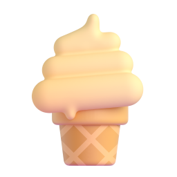 Soft Ice Cream emoji on Microsoft