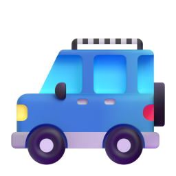 Sport Utility Vehicle emoji on Microsoft