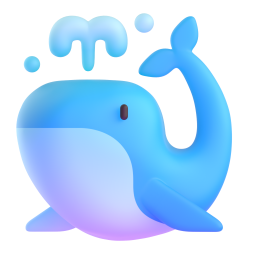 Spouting Whale emoji on Microsoft