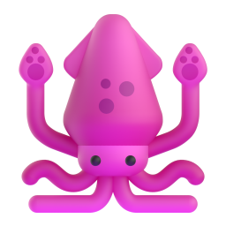 Squid emoji on Microsoft