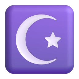 Star and Crescent emoji on Microsoft