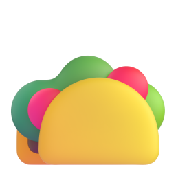 Taco emoji on Microsoft