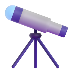 Telescope emoji on Microsoft