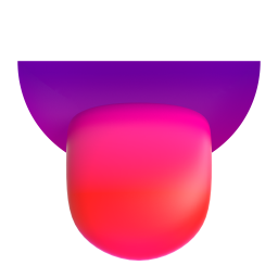 Tongue emoji on Microsoft
