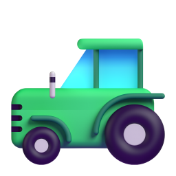 Tractor emoji on Microsoft