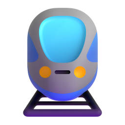 Train emoji on Microsoft