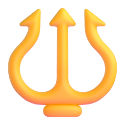 Trident Emblem emoji on Microsoft