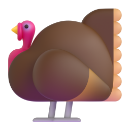 Turkey emoji on Microsoft
